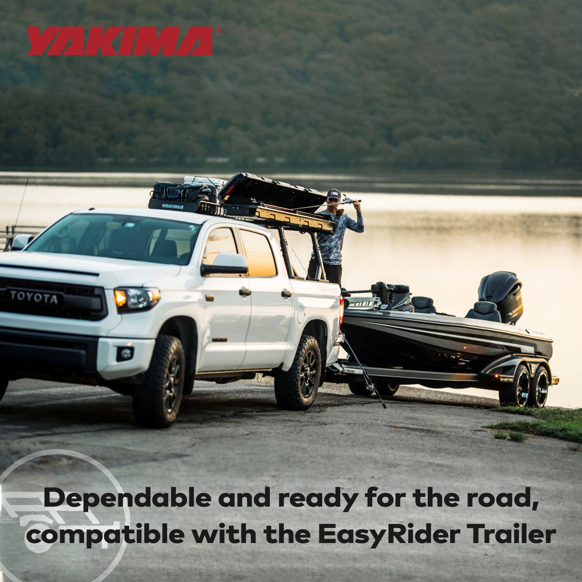 YAKIMA

Dependable and ready for the road, compatible with the EasyRider Trailer