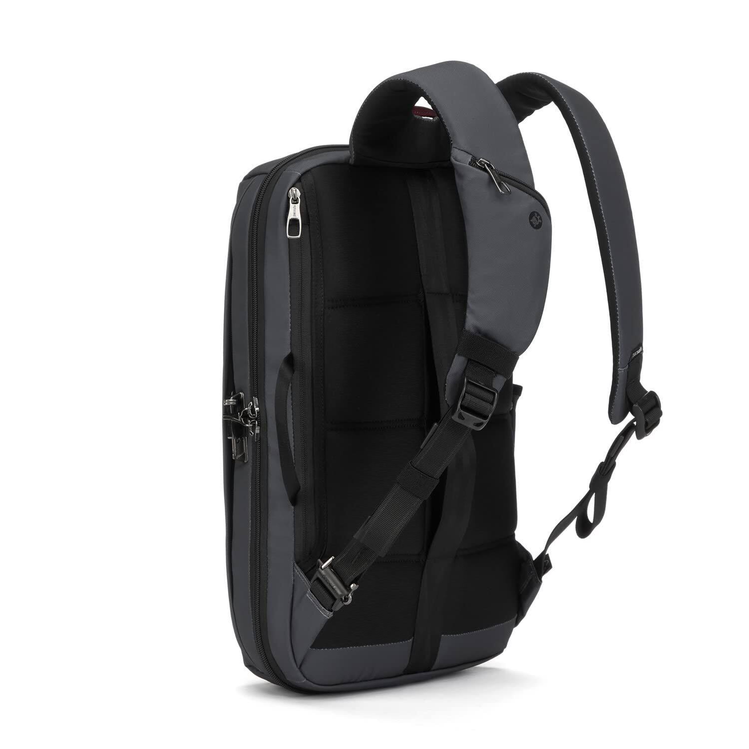 Angle. Pacsafe - Pacsafe Metrosafe X 16 Inches Commuter Backpack (Slate) - Slate.
