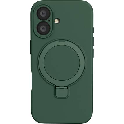 Front. SaharaCase - Venture Series Silicone Case with MagSafe for Apple iPhone 16 Plus - Cactus Green.