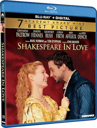 Front. Shakespeare in Love - BLU-RAY.