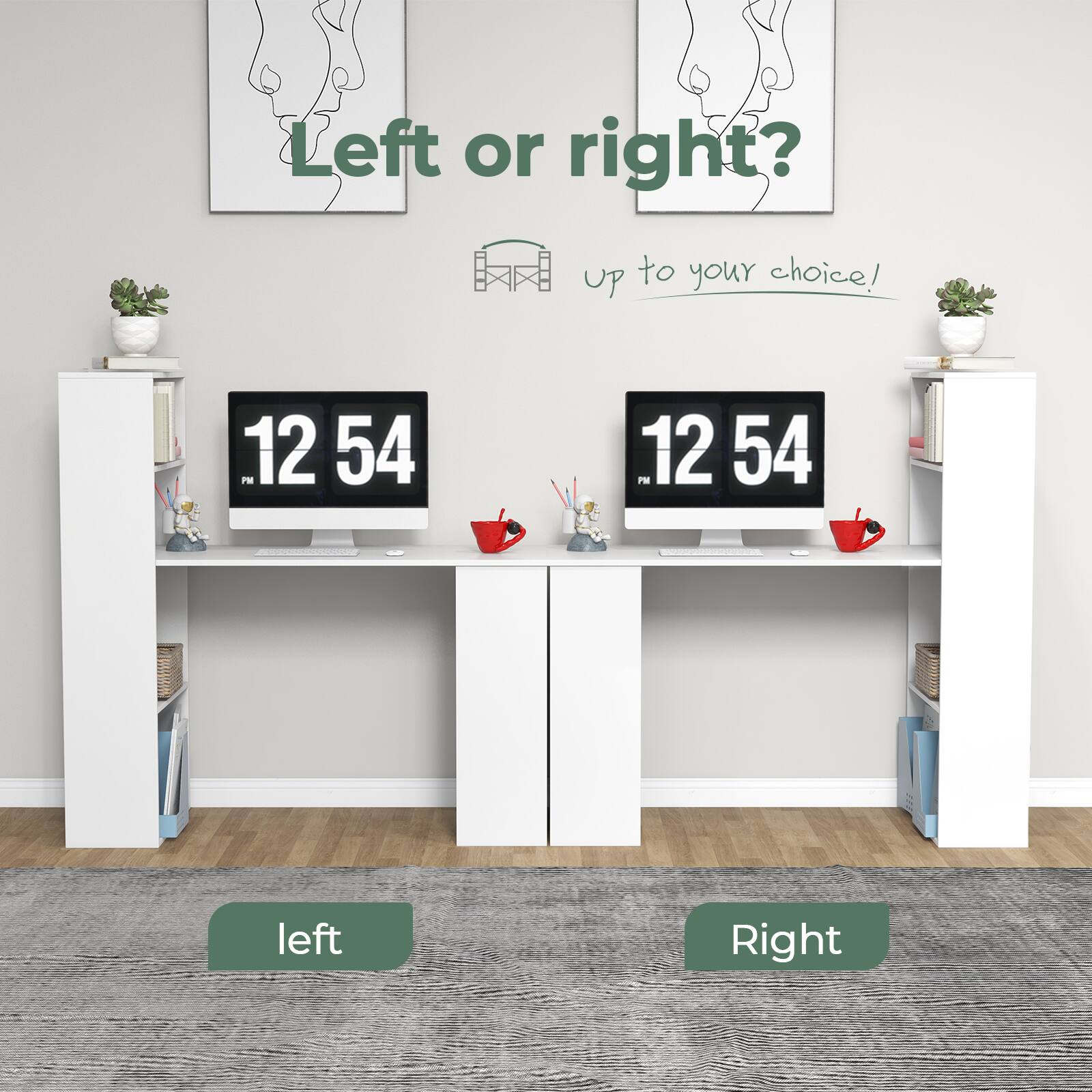 Left or right?, Up to your choice!, PM 12 54, PM 12 54, left, Right
