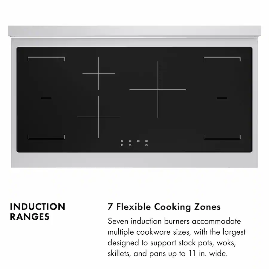 Paramount Handle ZLINE Autograph 48 in. 6.7 cu. ft. Paramount Freestanding Induction ...