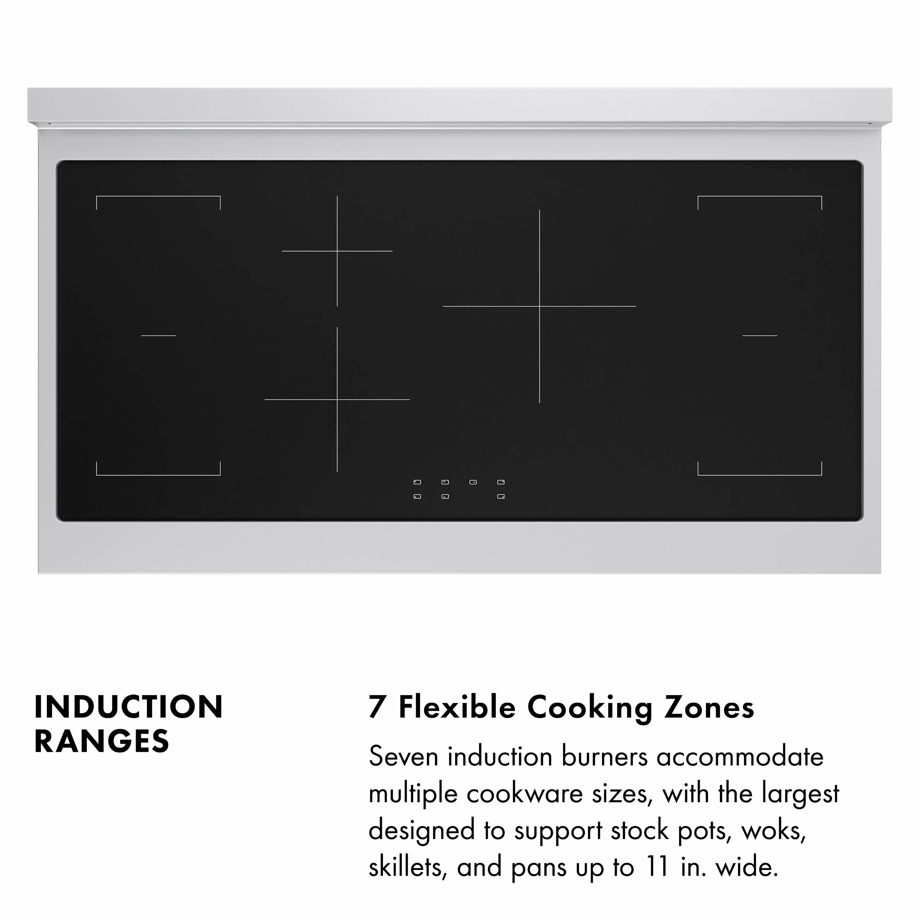 ZLINE Autograph 48 in. 6.7 cu. ft. Paramount Freestanding Induction ...