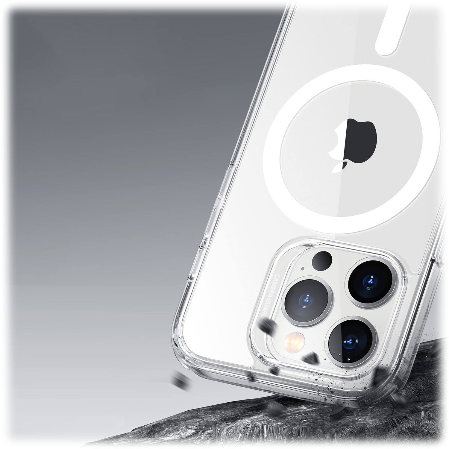 Alt View 14. SaharaCase - Hybrid-Flex Hard Shell Case for Apple iPhone 14 Pro - Clear.