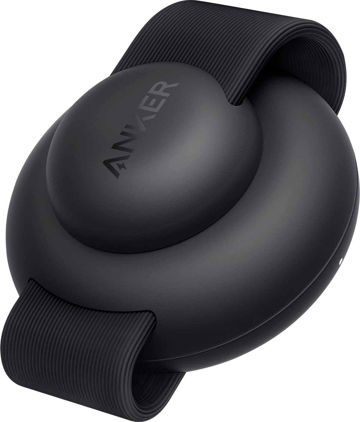 Left. Anker - Anker MagGo Wireless Charging Station (3-in-1, Foldable Pad with Travel Case Included) - Black.