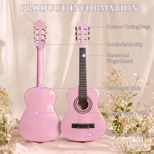 PRODUCT INFORMATION  
Custom Tuning Pegs  
Comfortable Grip  
Rosewood Fingerboard  
Hardwood Body  
High Gloss Finish  
Handcrafted Quality