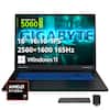 GEFORCE RTX 5060 GIGABYTE 18" 16:10 IPS 2560x1600 165Hz Windows 11 GIGABYTE
AMD RYZEN 7