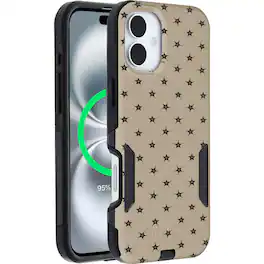 OtterBox - Artist Edition MagSafe Commuter Series Case for iPhone 16 Plus - Mocha Star