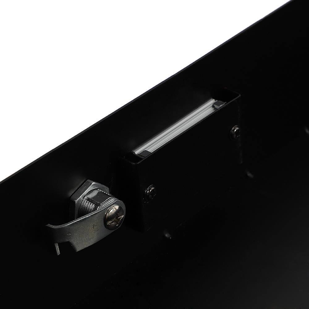 Alt View 4. Winado - 19 Inch Rack Mount 2U Steel Plate DJ Drawer Cabinet Lock With With key Black.