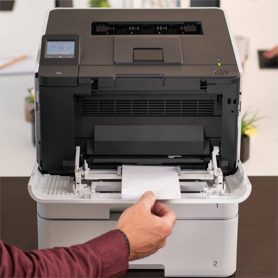 Alt View 7. Brother - Brother HL-L8430CDWT Business Color Laser Printer with Dual Paper Trays, Low-Cost Printing, and Wireless Networking - Color.