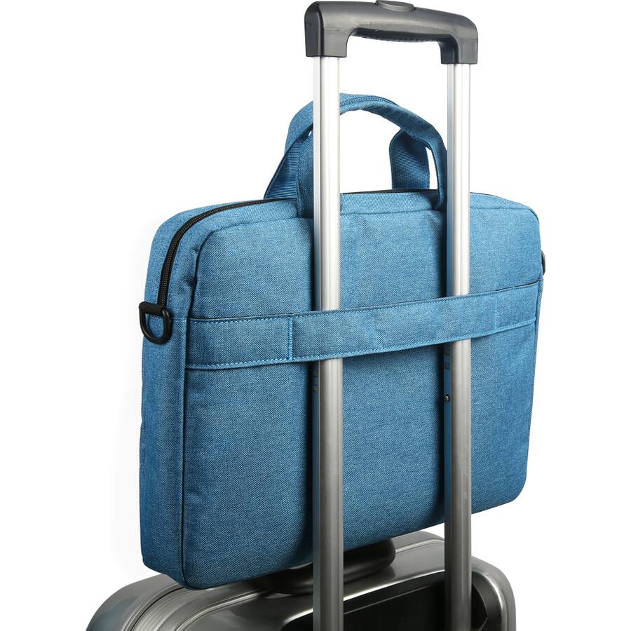 Alt View 1. Lenovo - Lenovo T210 Carrying Case for 15.6" Notebook, Book - Blue - Water Resistant - Polyester Body - Handle - Blue.