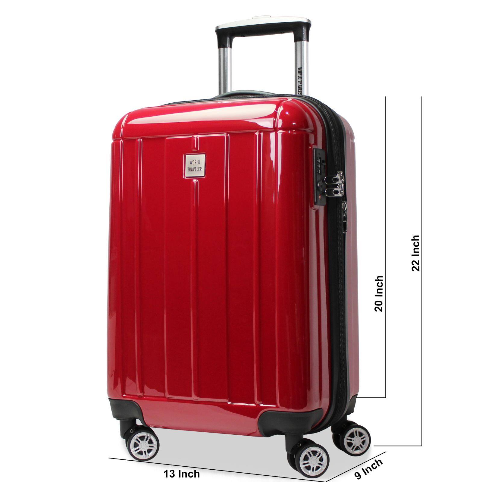WORLD TRAVELER

20 Inch  
22 Inch  
13 Inch  
9 Inch