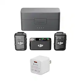 DJI - Mic 2 w/ Accs Bundle (2 TX + 1 RX + Charging Case)