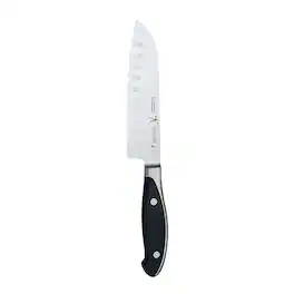 Henckels - Forged Synergy 5-inch Hollow Edge Santoku Knife - Stainless Steel