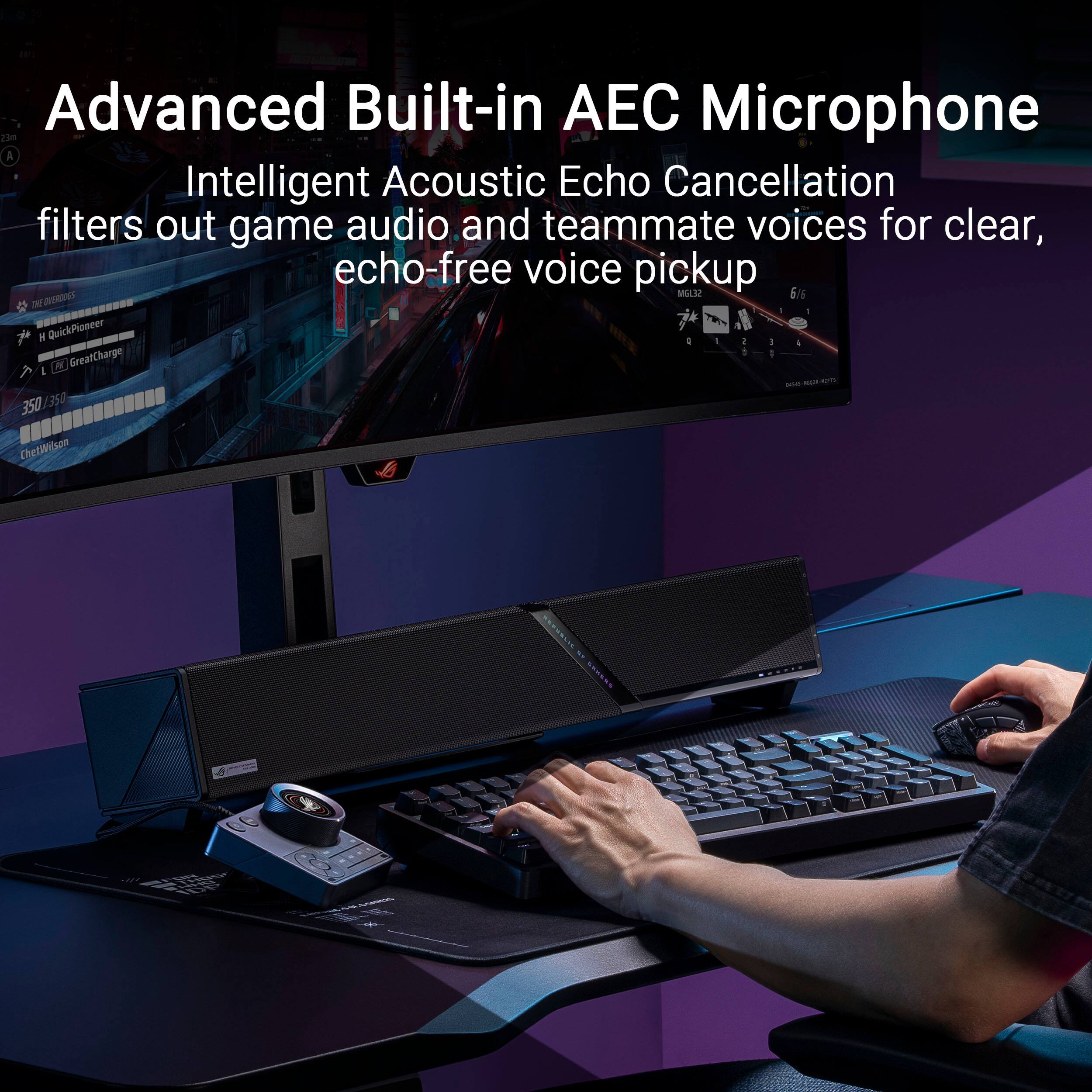 Advanced Built-in AEC Microphone  
Intelligent Acoustic Echo Cancellation filters out game audio and teammate voices for clear, echo-free voice pickup  

WETES 6/6 THE QUERDOGS | B QuickPioneer Q I I I - 1 PM GreatCharge 350/350 ChetWilson  

FUNDS IDP