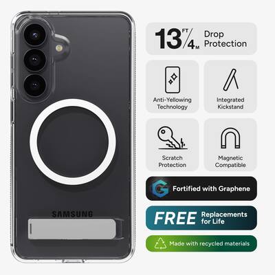 ZAGG Crystal Palace Snap Magnetic Case with Kickstand for Samsung ZAGG Crystal Palace Snap Magnetic Case with Kickstand for Samsung
