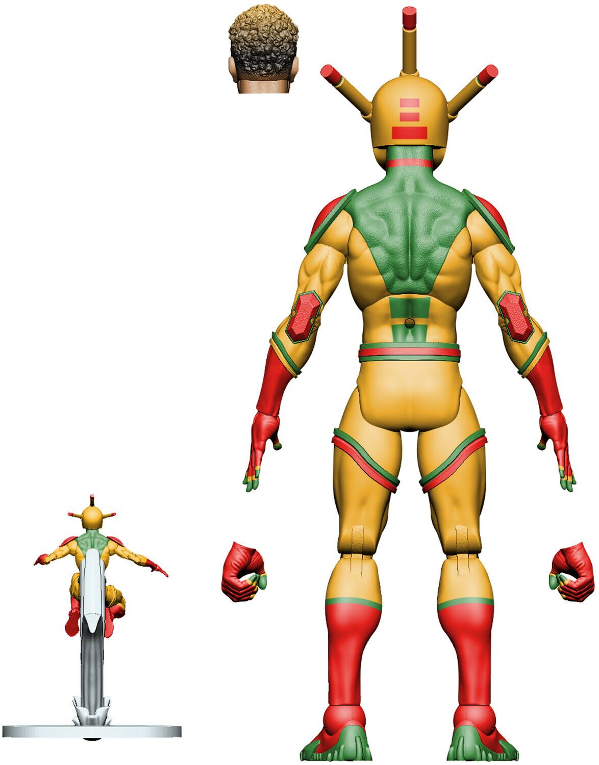 Alt View 1. PopMarket - Boss Fight Studio - La Borinquena - Wv1 Oro El Coqui Dorado 1/12 Scale Action Figure   - Collectibles - Multicolor.