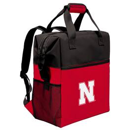 Logo Brands - Nebraska Huskers Colorblock Backpack Cooler - Multicolor