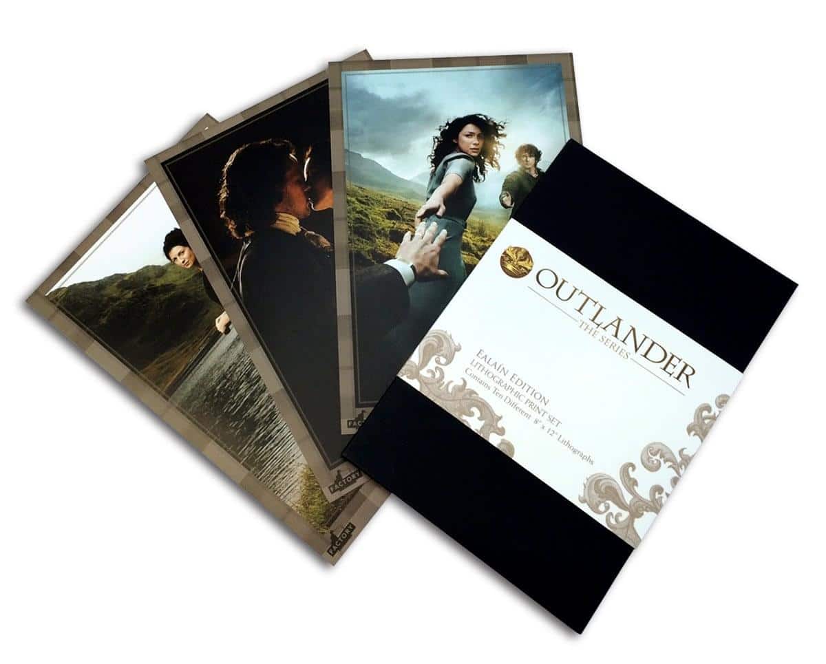 Factory Entertainment - Outlander 8 x 12 Inch 10 Piece Lithographic Print Set - Gray