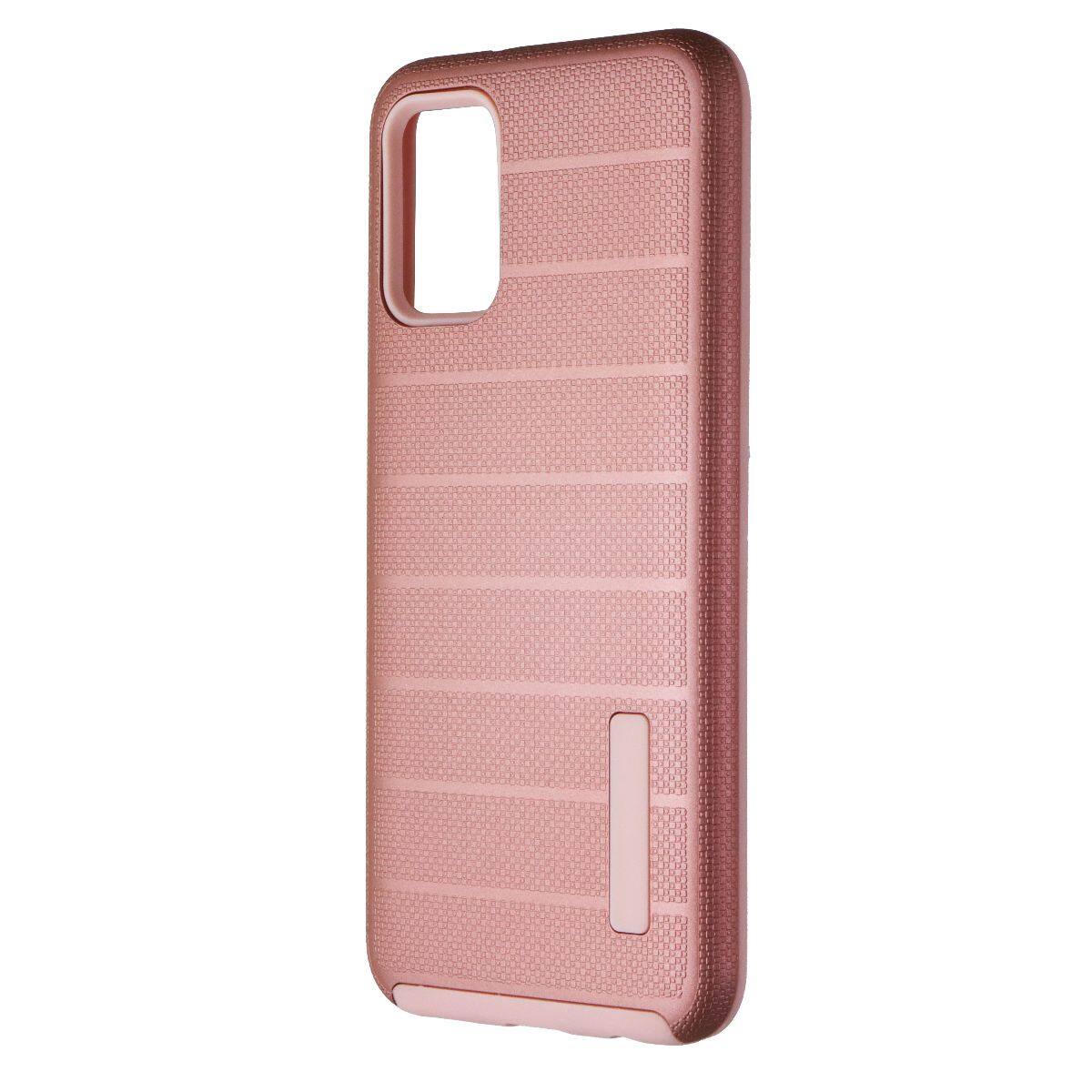 Front. Mybat - Mybat Dual Layered Protective Case for Samsung Galaxy A02s - Pink - Pink.