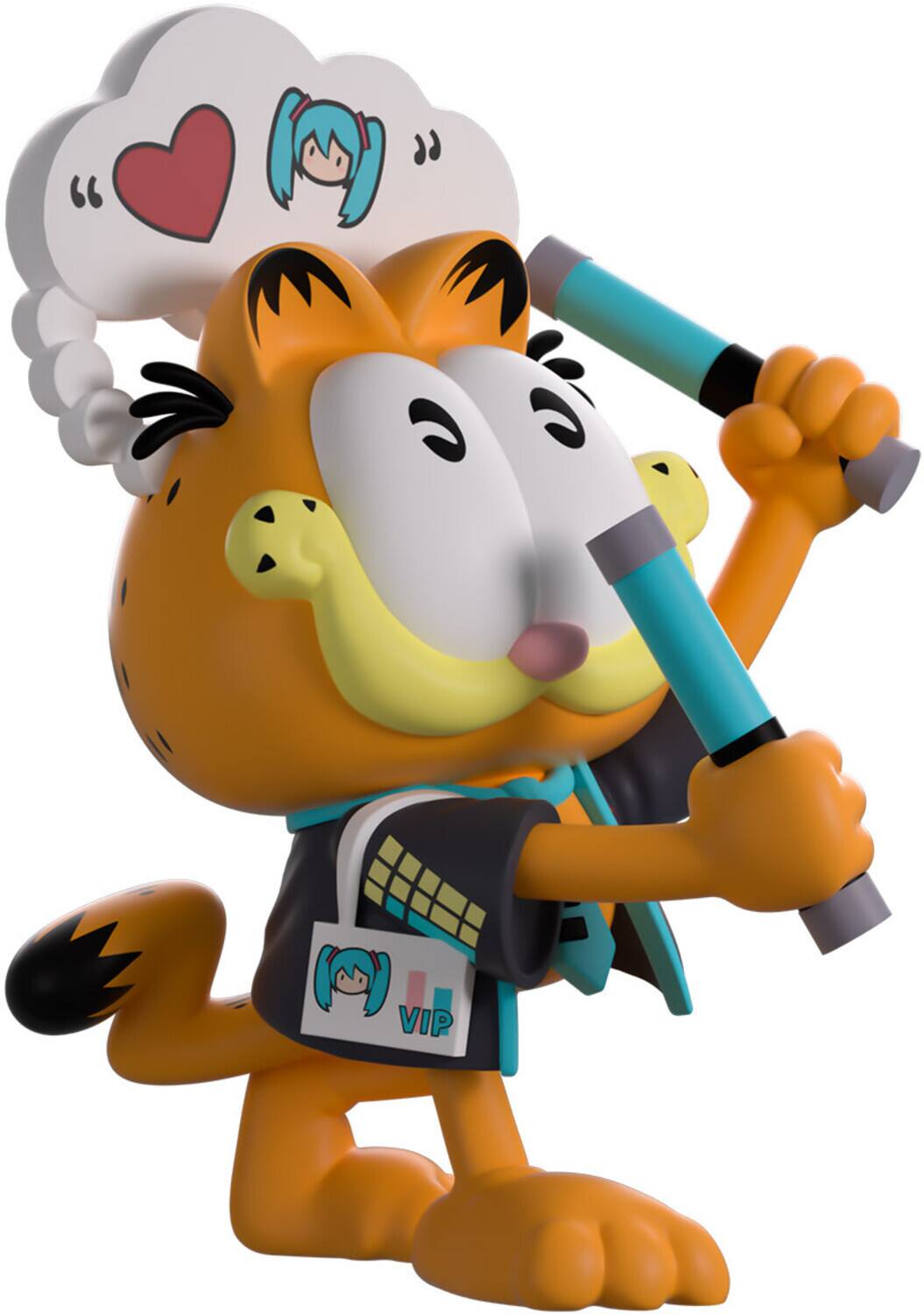 Youtooz Garfield Miku Concert Garfield Vinyl Figure COLLECTIBLES