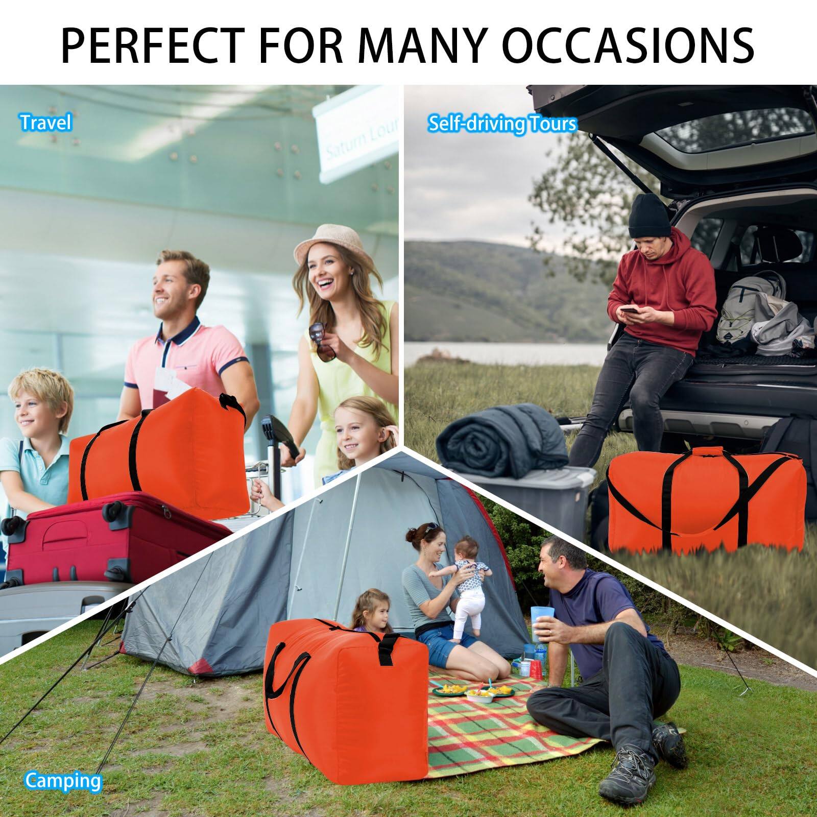 PERFECT FOR MANY OCCASIONS

Travel  
Self-driving Tours  
Camping
