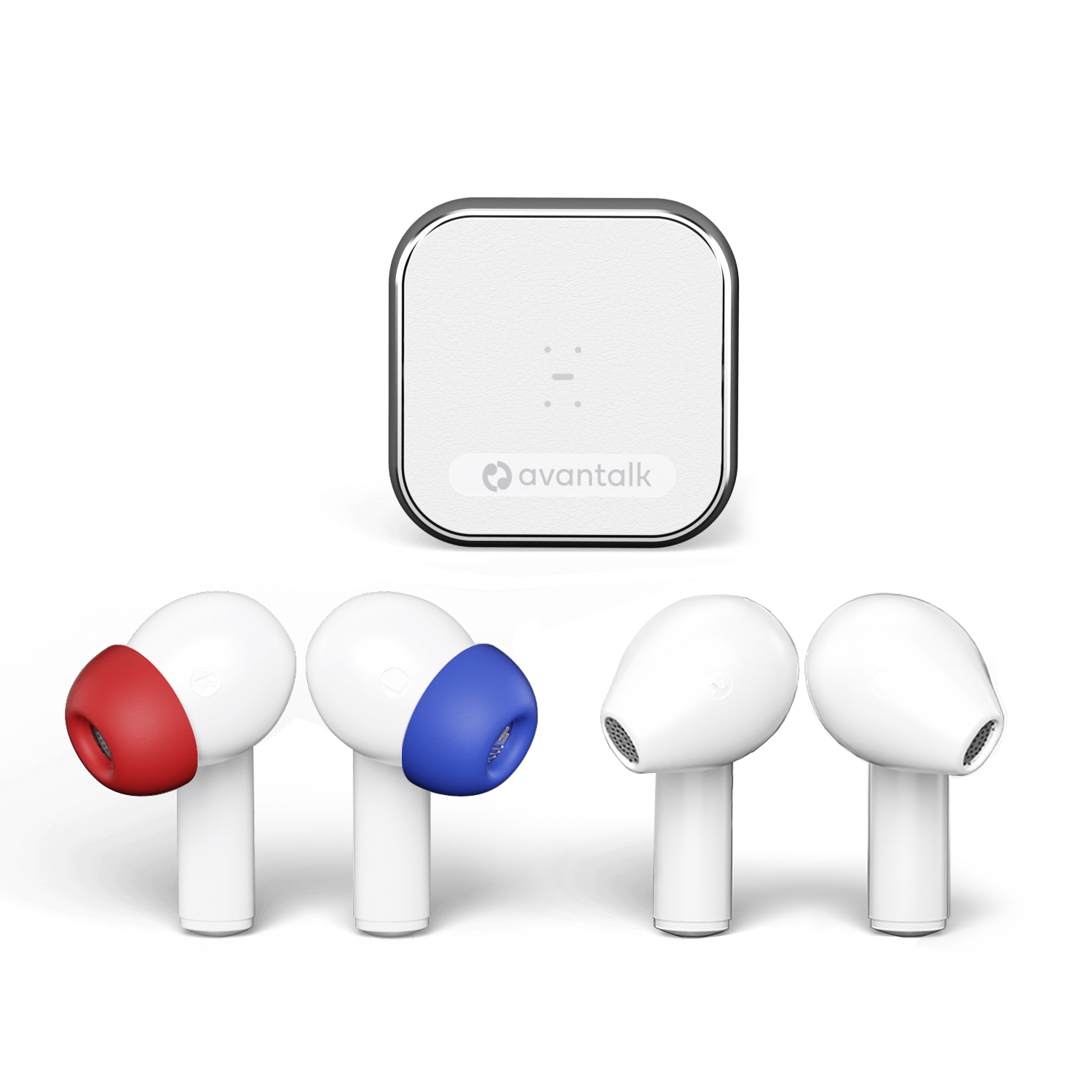 Front. avantalk - Infinity - Auracast Wireless Earbuds, 2 Pairs Bluetooth 5.3 Headphones.