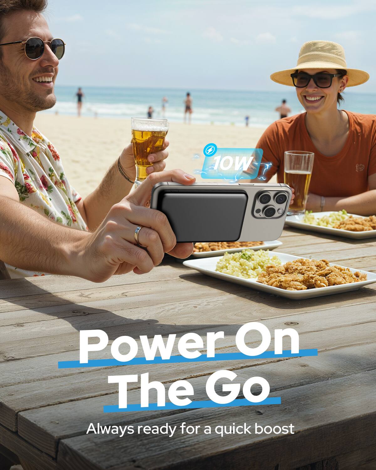 10W Power On The Go  
Always ready for a quick boost