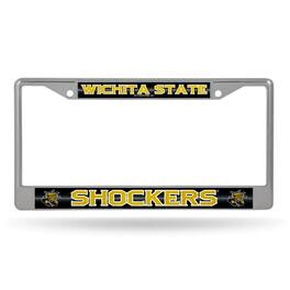 Rico Industries - Wichita State Shockers Standard Size Chrome License Plate Frame - It Sparkles - Multi