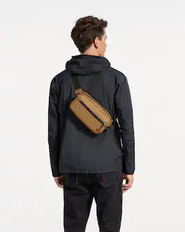 tomtoc - Aviator-T35 2.5L X-Pac Sling Bag with RFID Blocking, Minimalist Crossbody Bag Chest Shoulder Pack for Travel, Everyday - Khaki