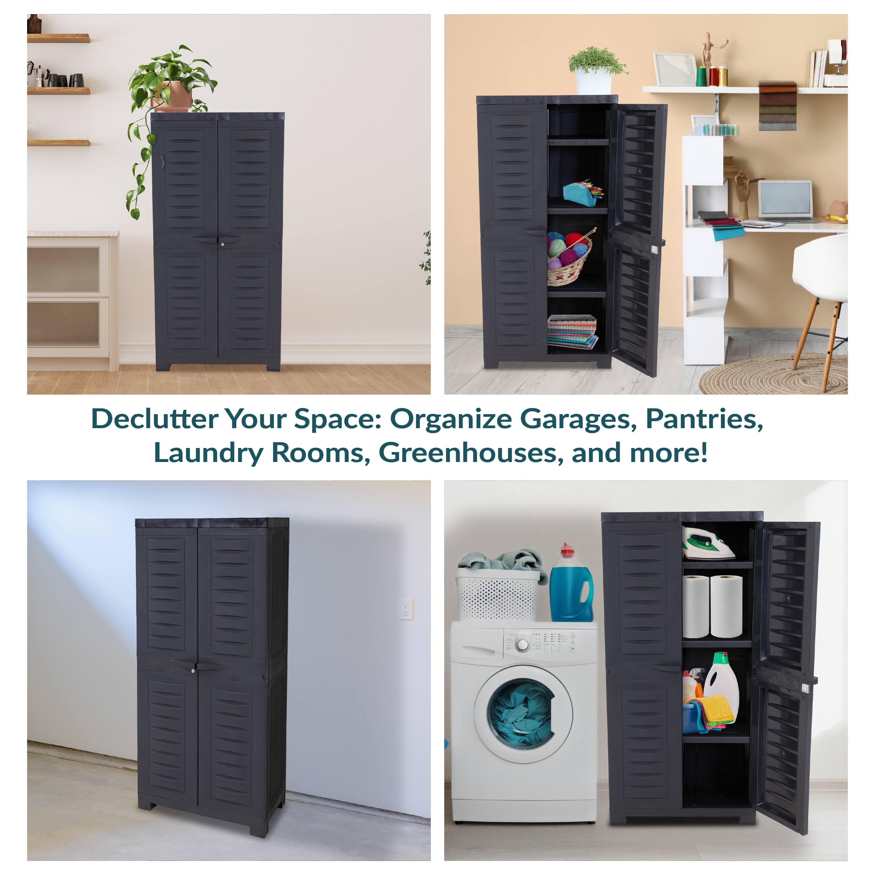 Declutter Your Space: Organize Garages, Pantries, Laundry Rooms, Greenhouses, and more!