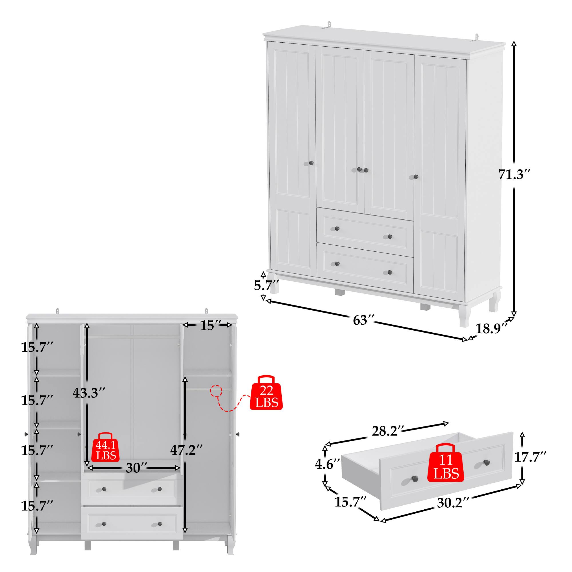 Sure, here is the corrected and grouped text from the image:

- **Dimensions:**
  - 71.3"
  - 63"
  - 18.9"
  - 15.7"
  - 15.7"
  - 15.7"
  - 15.7"
  - 15.7"
  - 15.7"
  - 15.7"
  - 15.7"
  - 15.7"
  - 15.7"
  - 15.7"
  - 15.7"
  - 15.7"
  - 15.7"
  - 15.7"
  - 15.7"
  - 15.7"
  - 15.7"
  - 15.7"
  - 15.7"
  - 15.7"
  - 15.7"
  - 15.7"
  - 15.7"
  - 15.7"
  - 15.7"
  - 15.7"
