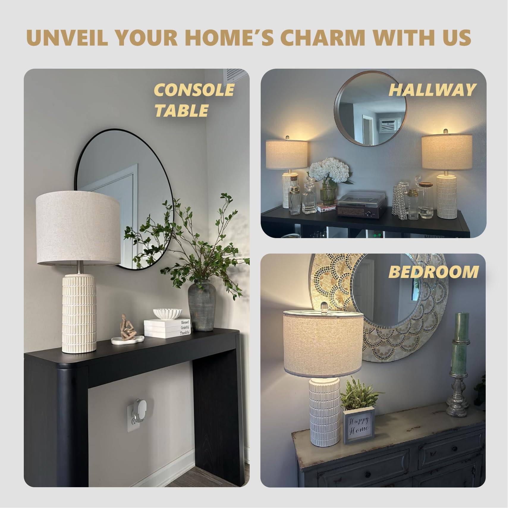 UNVEIL YOUR HOME'S CHARM WITH US

CONSOLE TABLE

HALLWAY

BEDROOM
