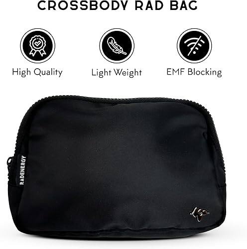 CROSSBODY RAD BAC High Quality Light Weight EMF Blocking RADENERGY