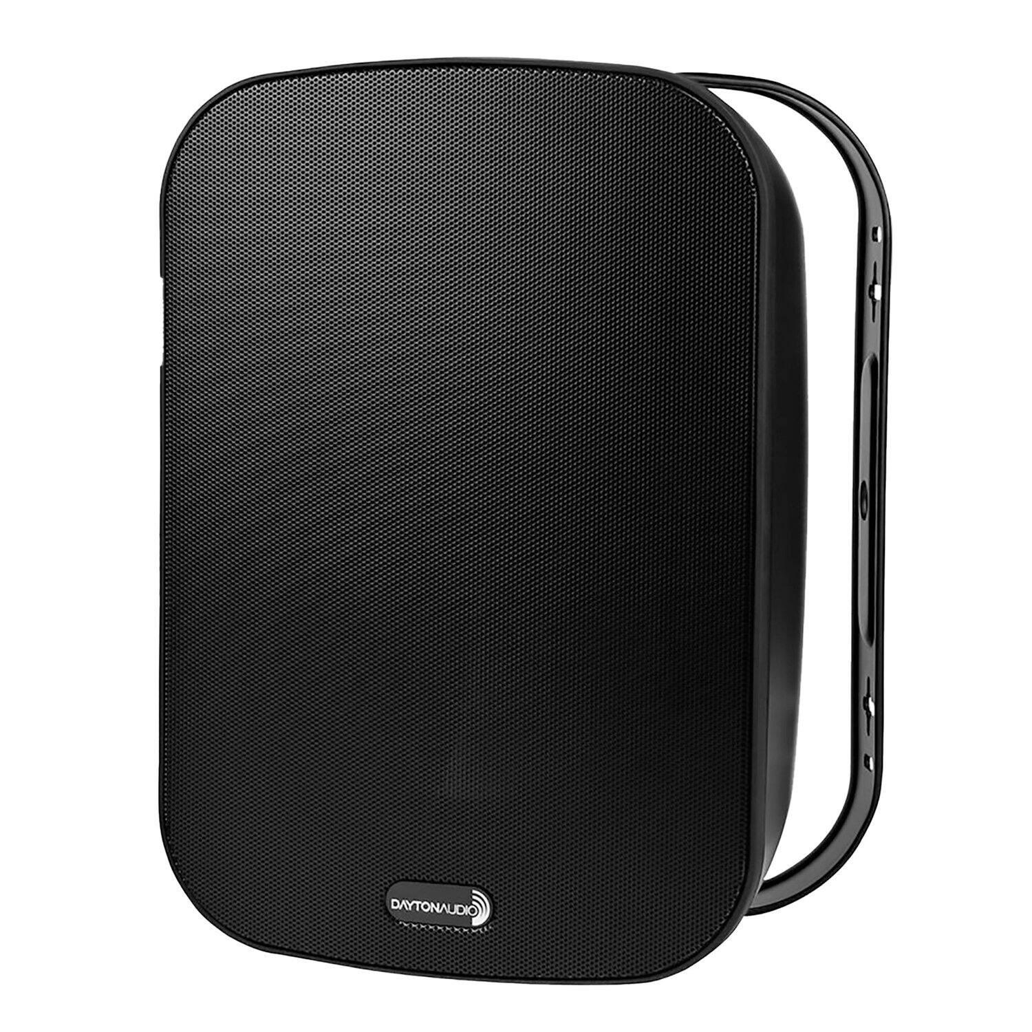 Alt View 2. Dayton Audio - IO-Series IO65XTB Indoor/Outdoor Speaker Set 6.5" Woofers, Passive Radiators, 70V/100V Taps, 8 Ohms, 2 Count - Black.