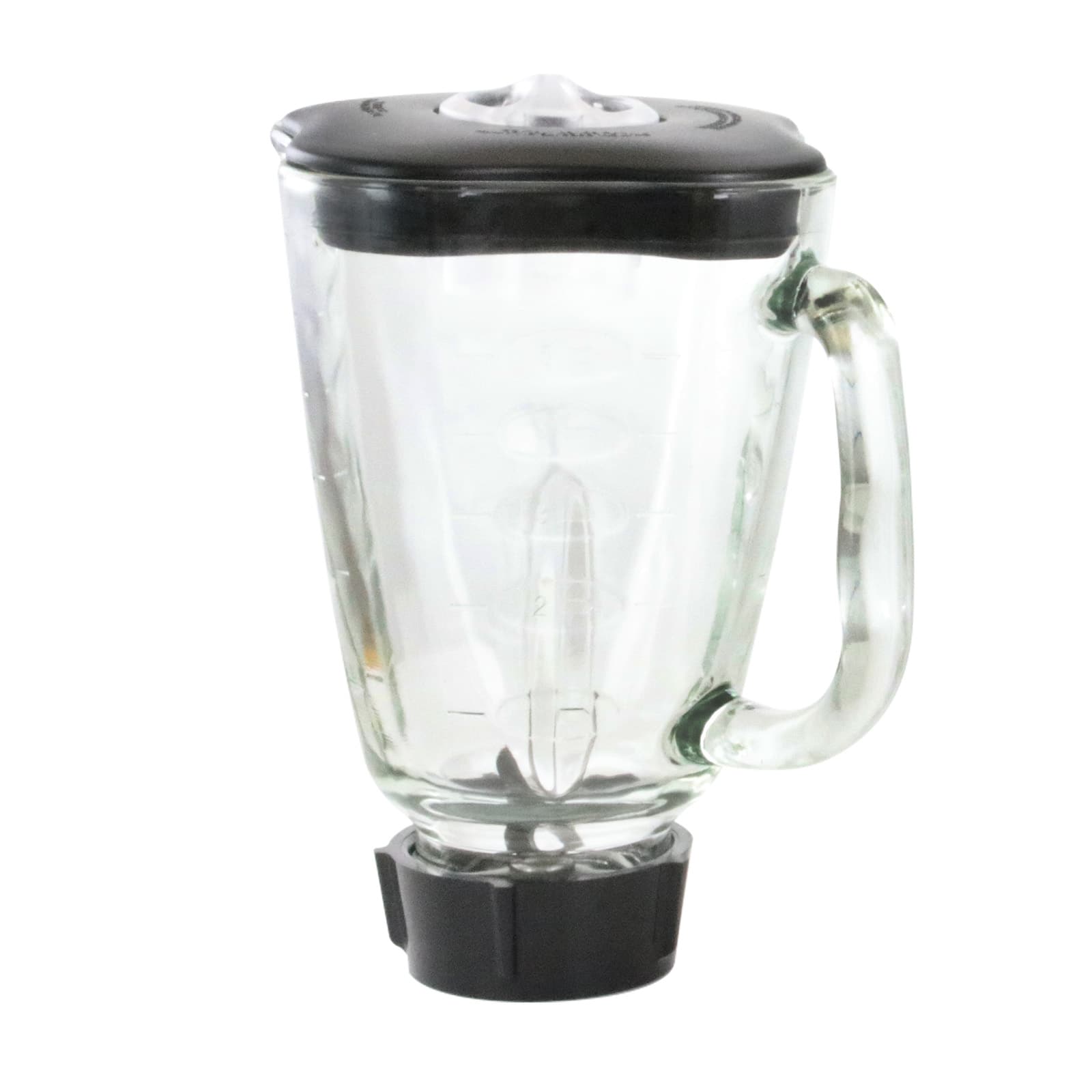 Better Chef - 6 Piece 59 Oz Square Blender Glass Jar Replacement Kit - Clear