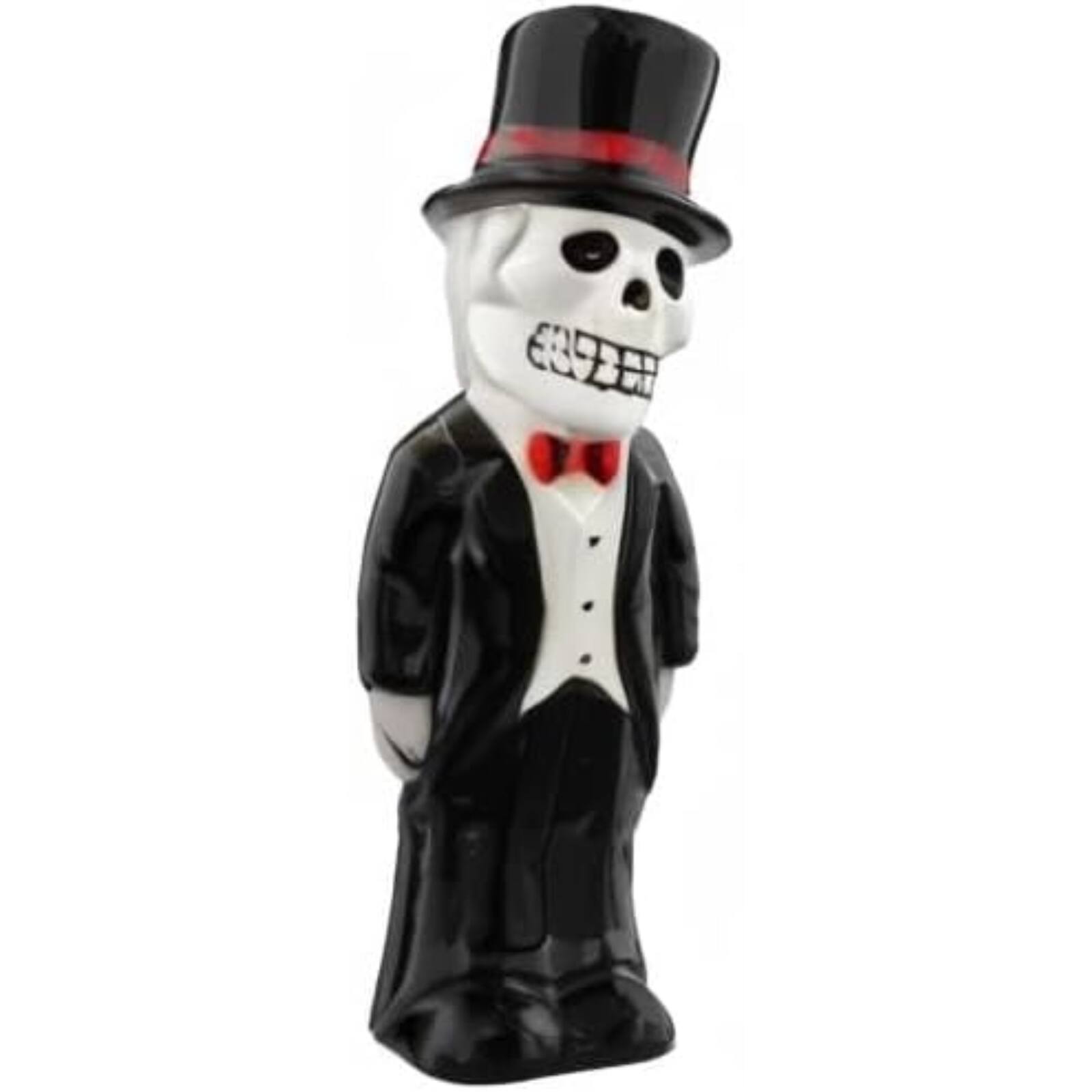 Back. Pacific Trading - Pacific Trading Love Never Dies Skeleton Bride and Groom Magnetic Salt and Pepper Shakers - Multicolor.