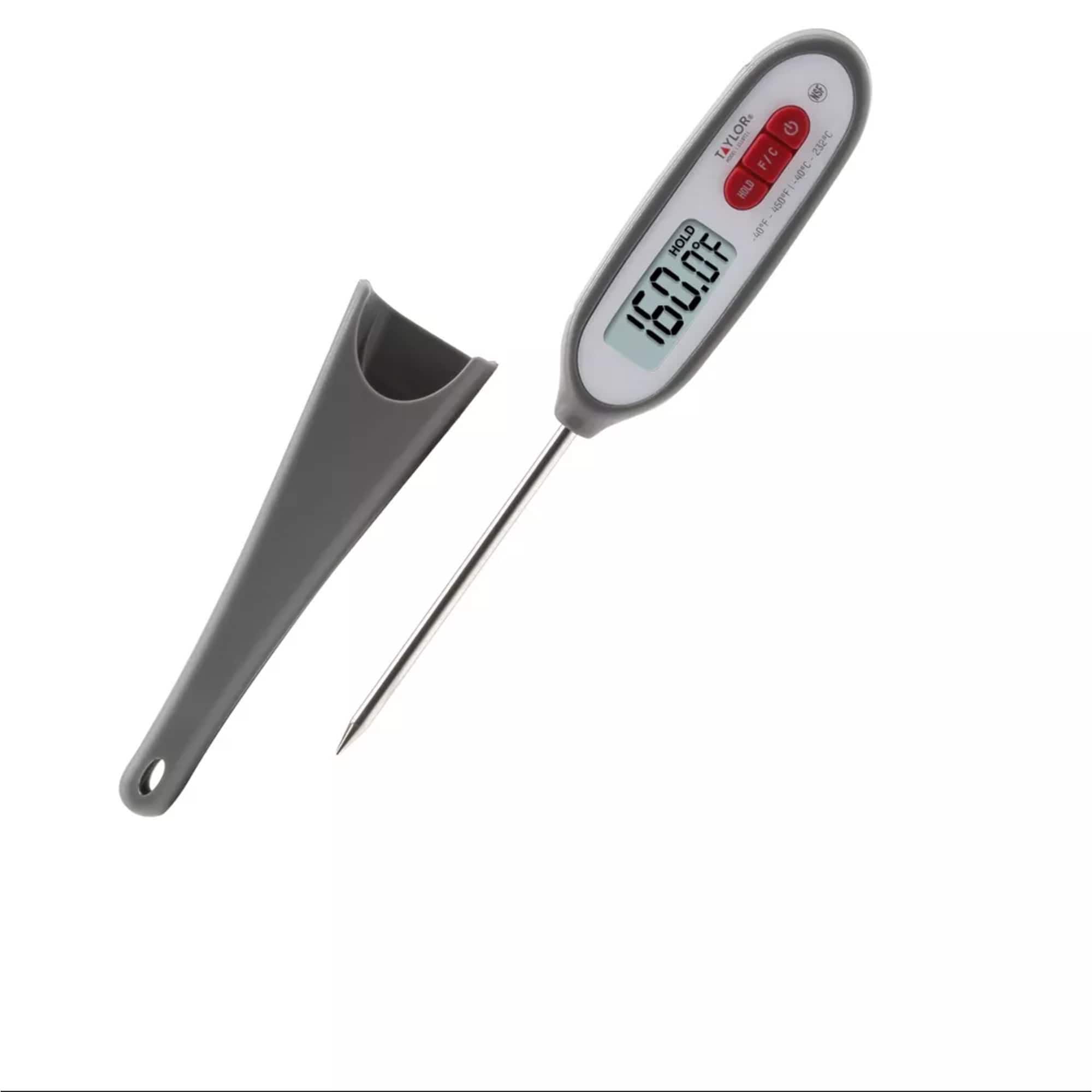 Taylor - Compact Instant-Read Pen Style Digital Kitchen Meat Thermometer - Waterproof Grey price history on PriceWatchPro