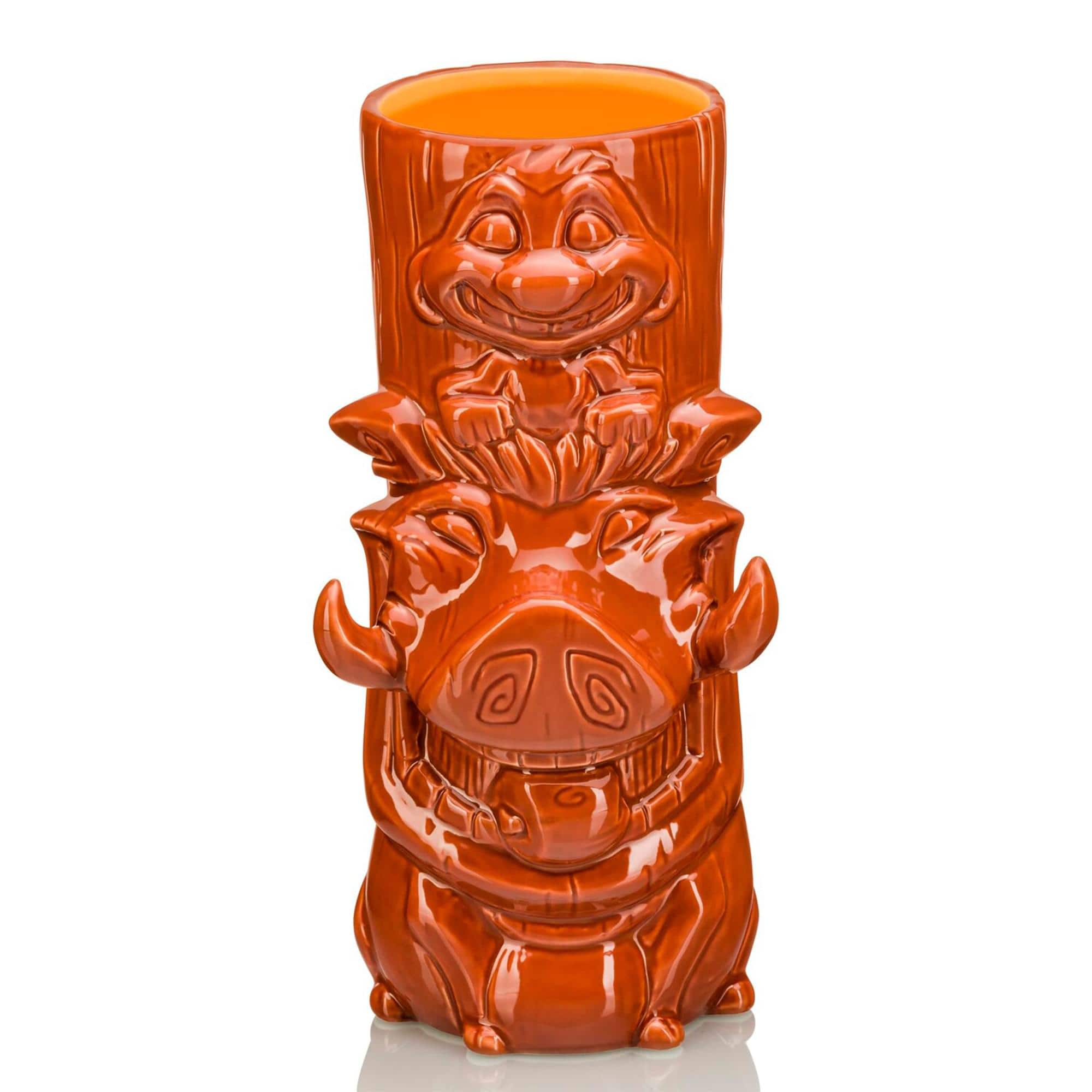 Geeki Tikis Disney The Lion King Timon and Pumbaa Ceramic Mug | Holds 28 Ounces - Brown