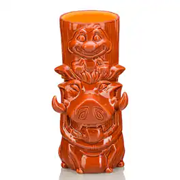 Geeki Tikis Disney The Lion King Timon and Pumbaa Ceramic Mug | Holds 28 Ounces - Brown