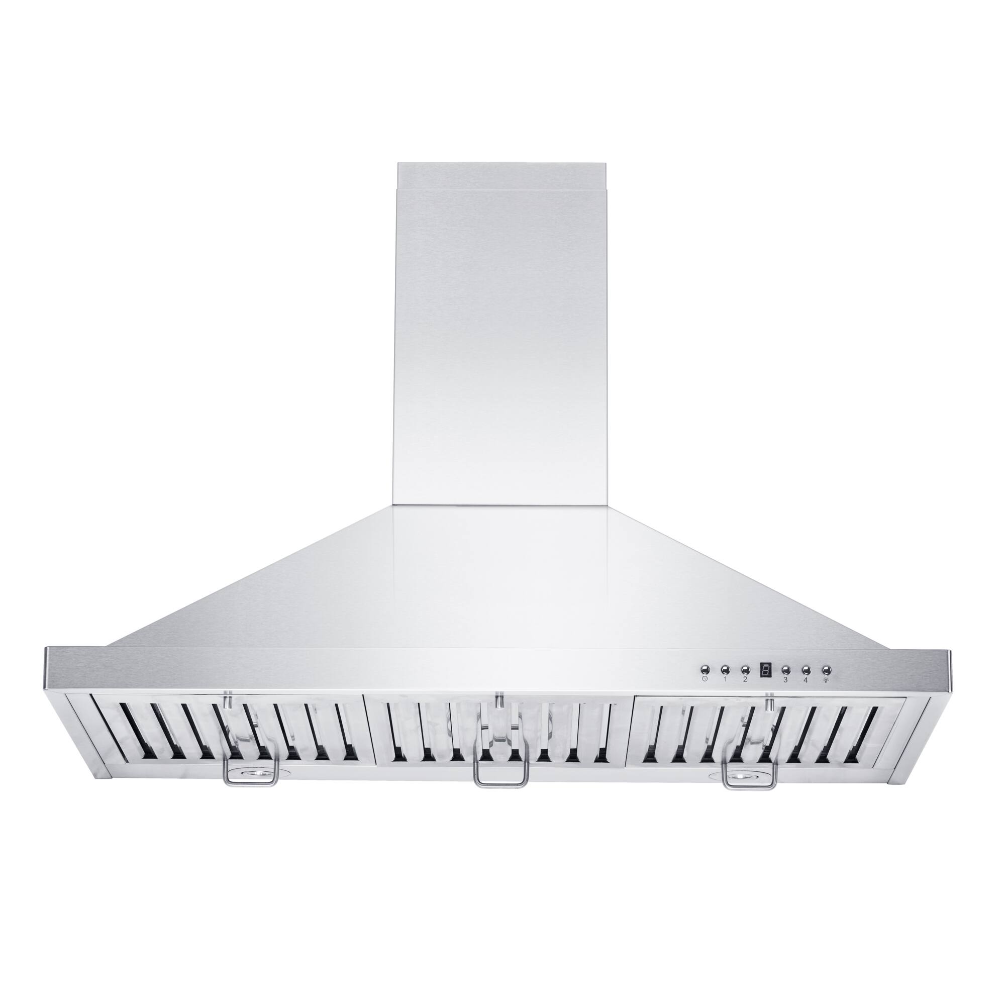 Alt View 12. ZLINE - ZLINE 42 in. Convertible Vent Wall Mount Range Hood in Stainless Steel with Crown Molding (KBCRN-42) - Stainless steel.