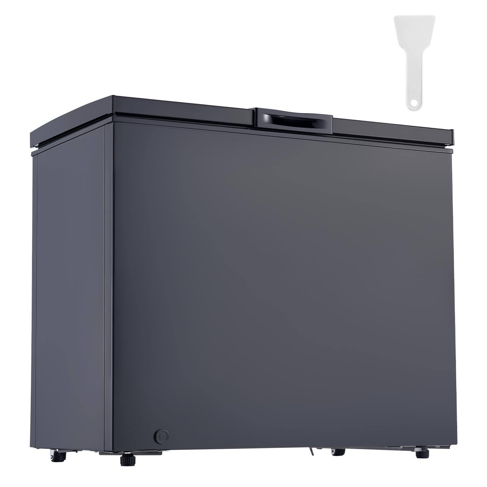 Alt View 5. VEVOR - Chest Freezer, 6.7 Cu.ft Compact Deep Freezer, Free Standing Top Open Door Chest Freezers with 2 Removable Baskets - Black.