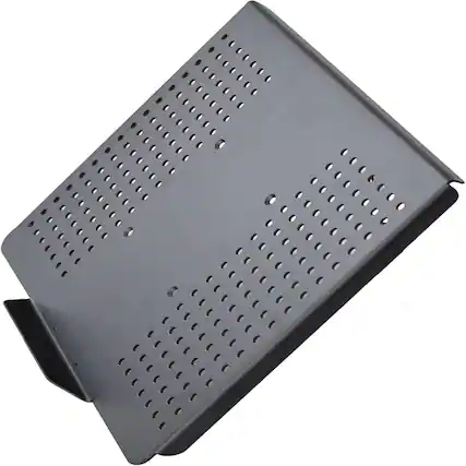 Front. ACJPR - Notebook/Laptop Tray for VESA Mount, Compatible with 100 mm Holes - black.