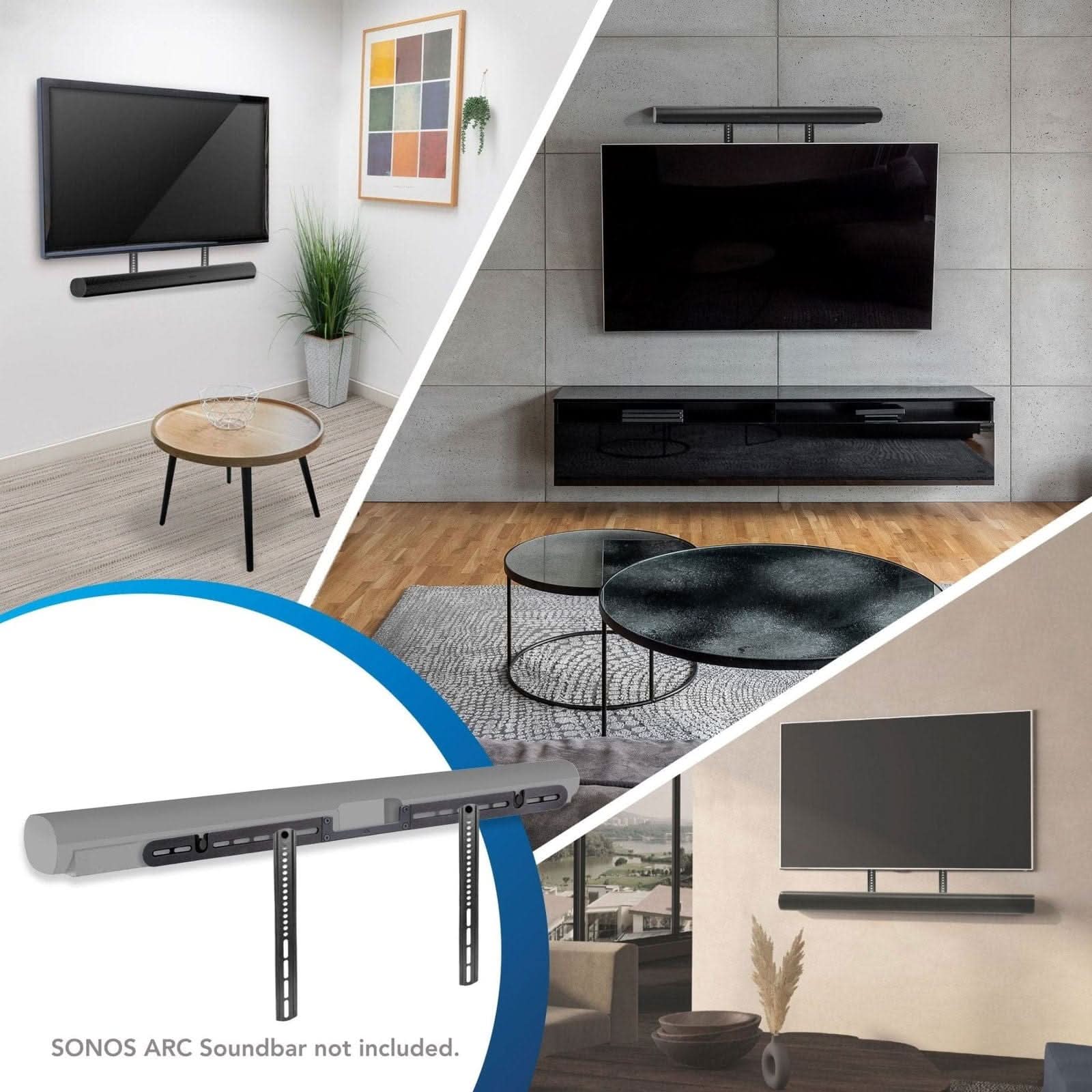Mount It! Sonos Arc Sound Bar TV Mounting Bracket with Adjustable