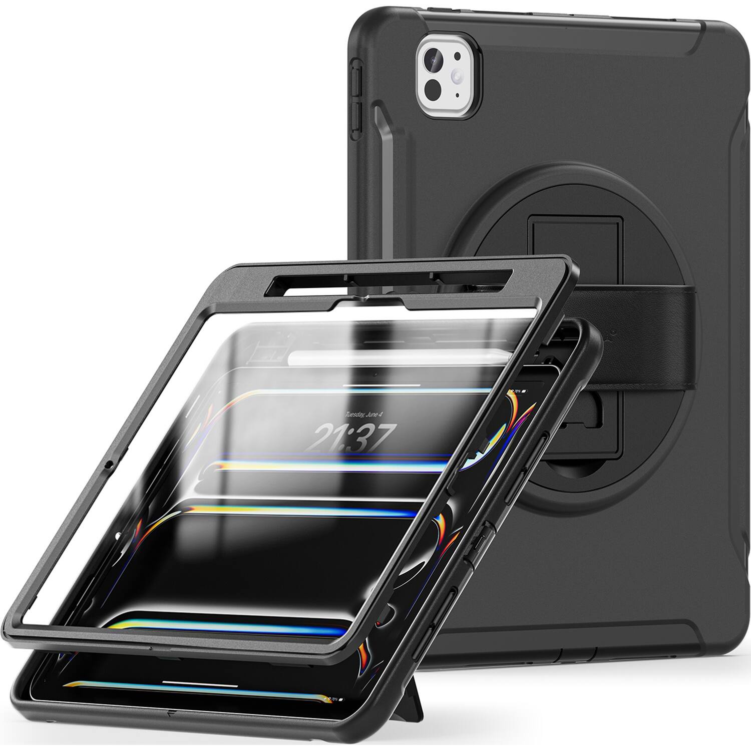 The time displayed on the cell phone is 21:37.