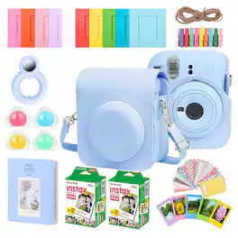 Complete Accessory Kit for Fujifilm Instax Mini 12 with 2x10 Film 2 Pack - Blue