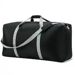 Paradigms Interiors - Extra Large Duffel Bag Lightweight Luggage For Travel - Black