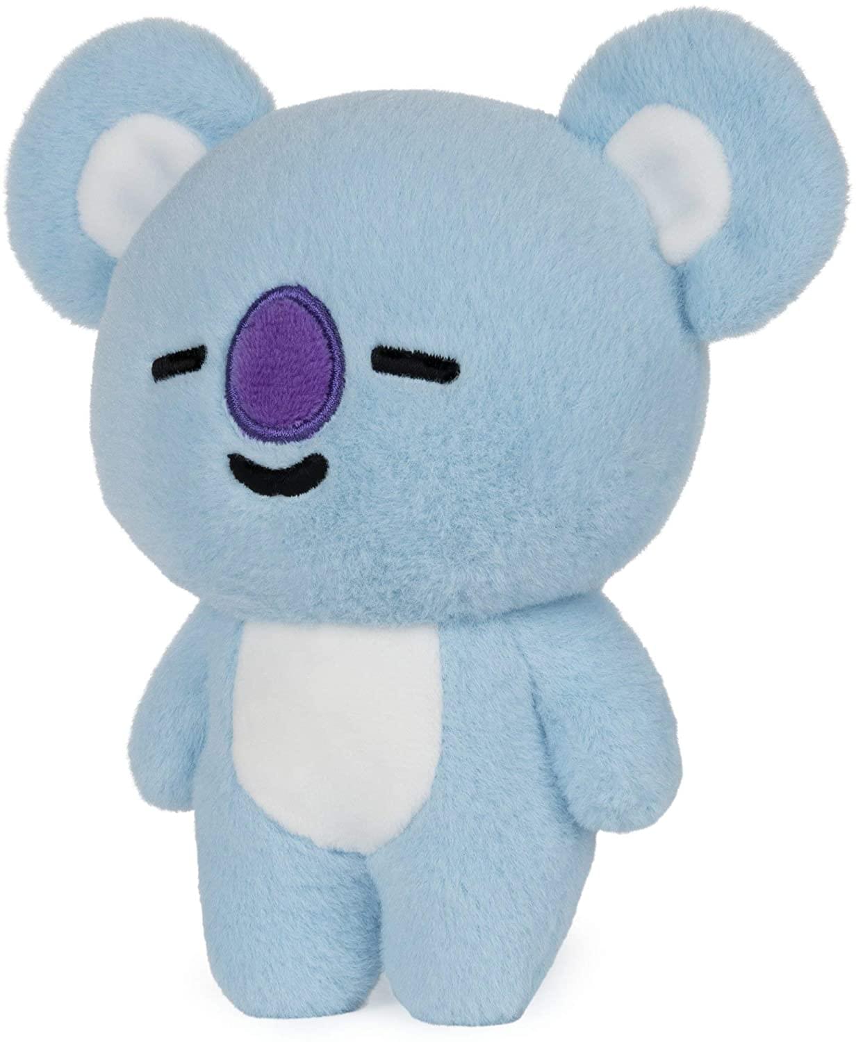 Alt View 10. Gund - Line Friends BT21 6 Inch Plush | Koya - Blue.