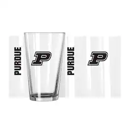Logo Brands - Purdue Boilermakers 16oz. Team Wordmark Game Day Pint Glass - Multicolor