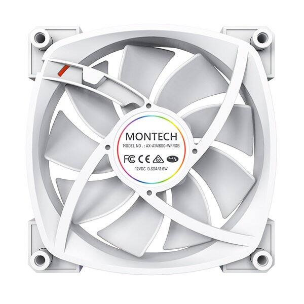 MONTECH MODEL NO. : AX-A141600-WFRG8  
FC CE  
12VDC 0.30A/3.6W